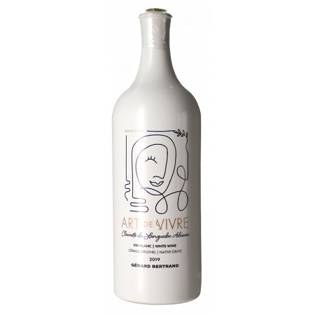 Art de vivre blanc clairette 2019, bouteille terre cuite, g.bertrand, 75cl   