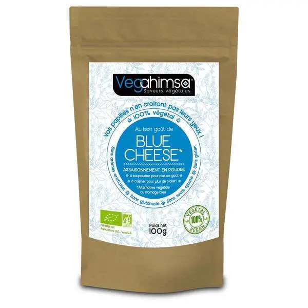 Blue cheese vegetable seasoning 100g organic - Vegahimsa