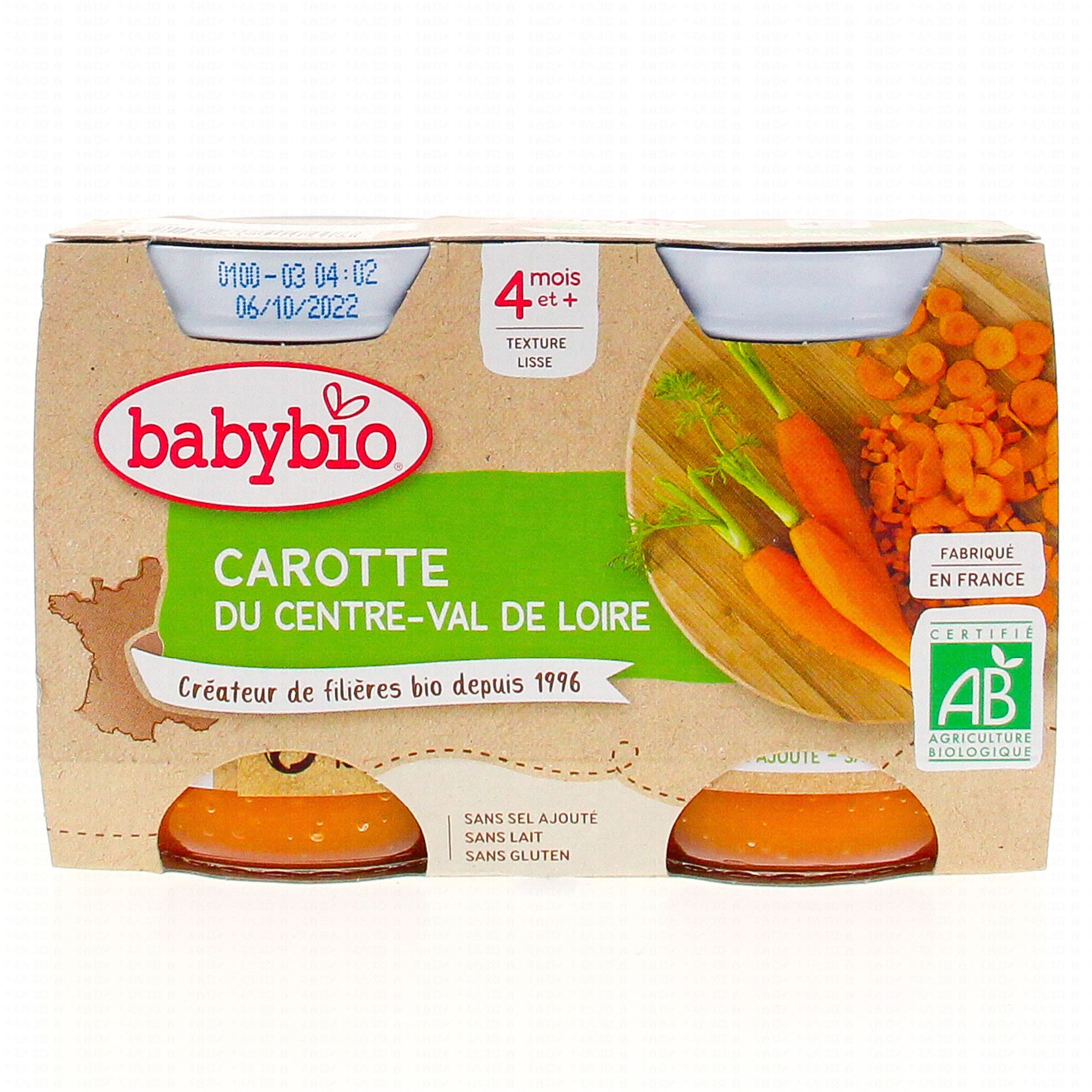 Babybio Pot Carrot - From 4 Months