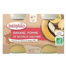 Babybio Pot Apple Banana - From 4 Months
