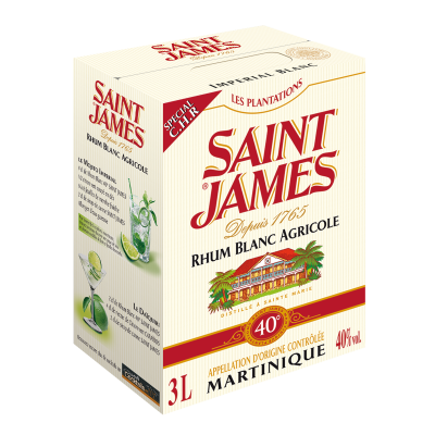 Bib Rhum Blanc Saint James - 3L