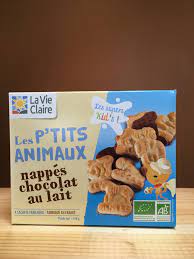 Biscuits Animaux Au Choc Au Lait