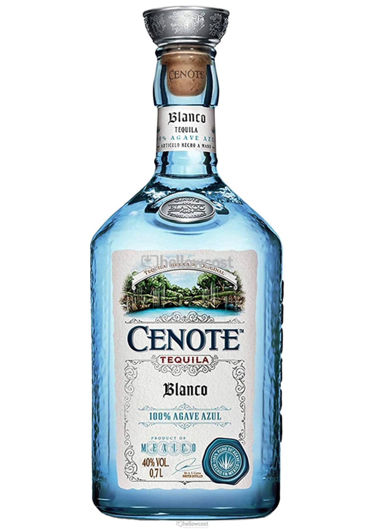 CENOTE TEQUILA BLANCO 75 CL