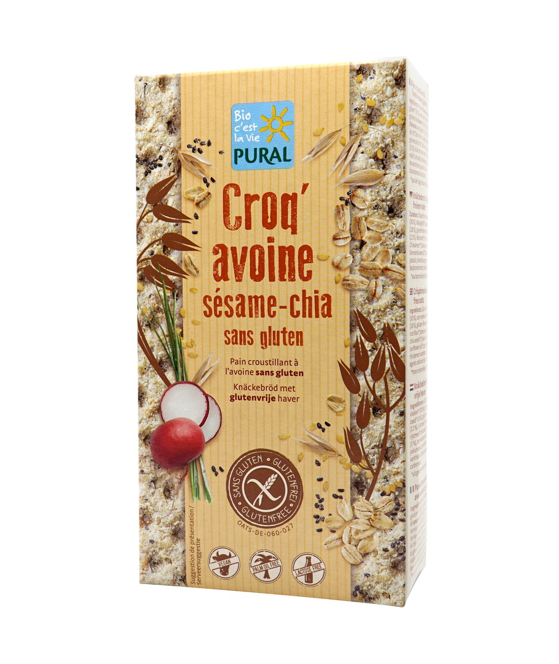 Croq Oats Sesame Chia Gluten Free 