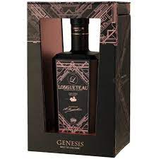 Longueteau rhum agricole ambree, genesis, brut de fut 72%, guadeloupe - 70cl