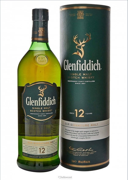 Glenfiddich 12 year old single malt - 1L