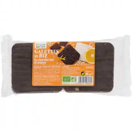 Black choco orange rice cakes 100g - La Vie Claire