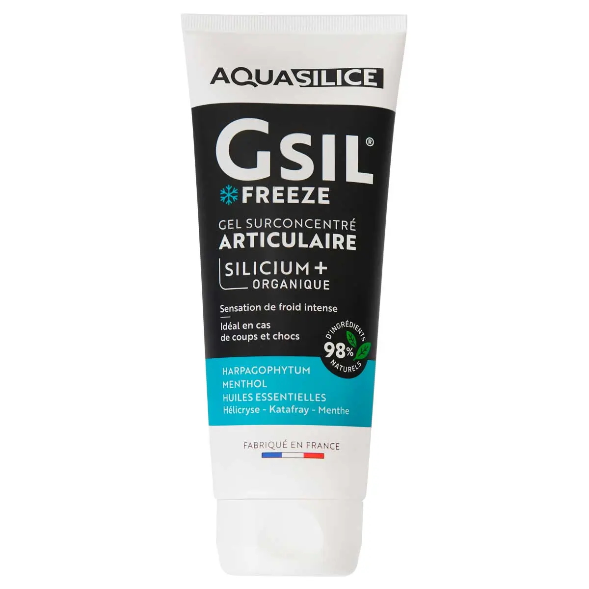 Gel Surconcentré Articulaire froid 50ml - coups/chocs - Aquasilice
