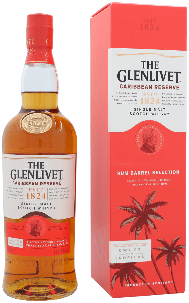 Glenlivet Caribbean Reserve / giftbox - 75cl 