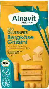 Gluten-free mountain cheese grissini 100 g - Alnavit