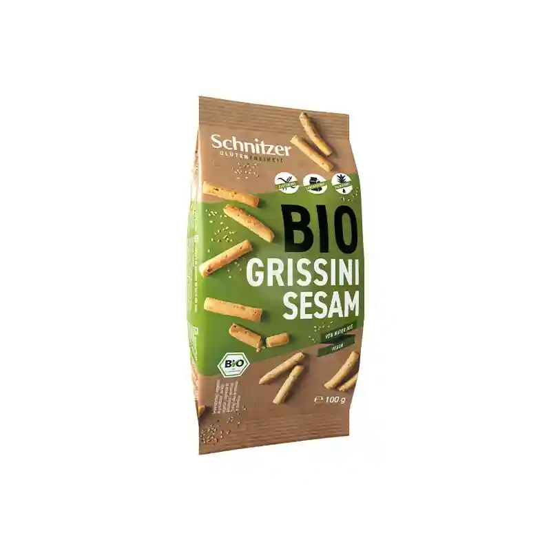 Gluten-free sesame grissini 100g - Schinitzer