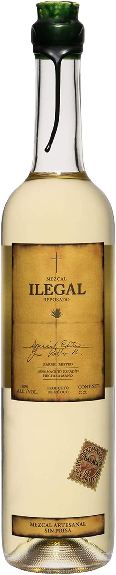 ILEGAL MEZCAL REPOSADO 80 40% 75 CL