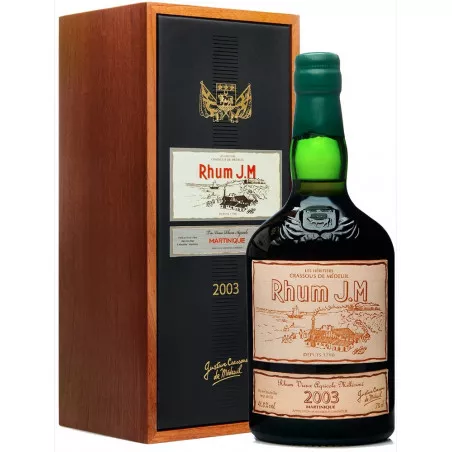 Jm rhum vieux 43.5° - 15 ans - 2007 - 70cl 