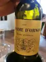 La dame d'orgnon château baret 2014 pessac leognan AOC 75 cl