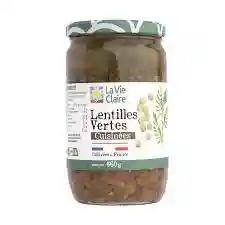 Cooked Green Lentils 660g - La Vie Claire