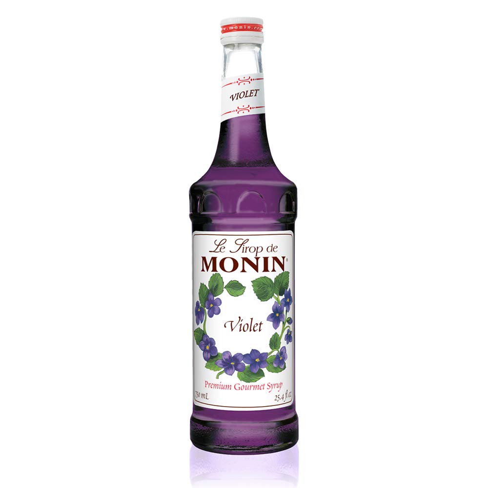 Monin sirop de violette 75cl bout. verre