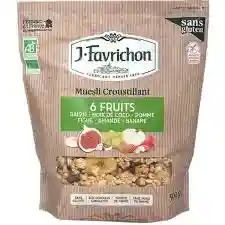 MUESLI CROUSTILLANT 6 FRUITS SANS GLUTEN BIO