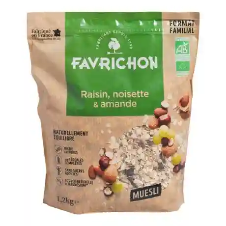 GLUTEN-FREE RAISIN HAZELNUT ALMOND MUESLI 1.2 KG