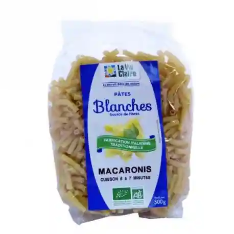 White macaroni 500g - La Vie Claire