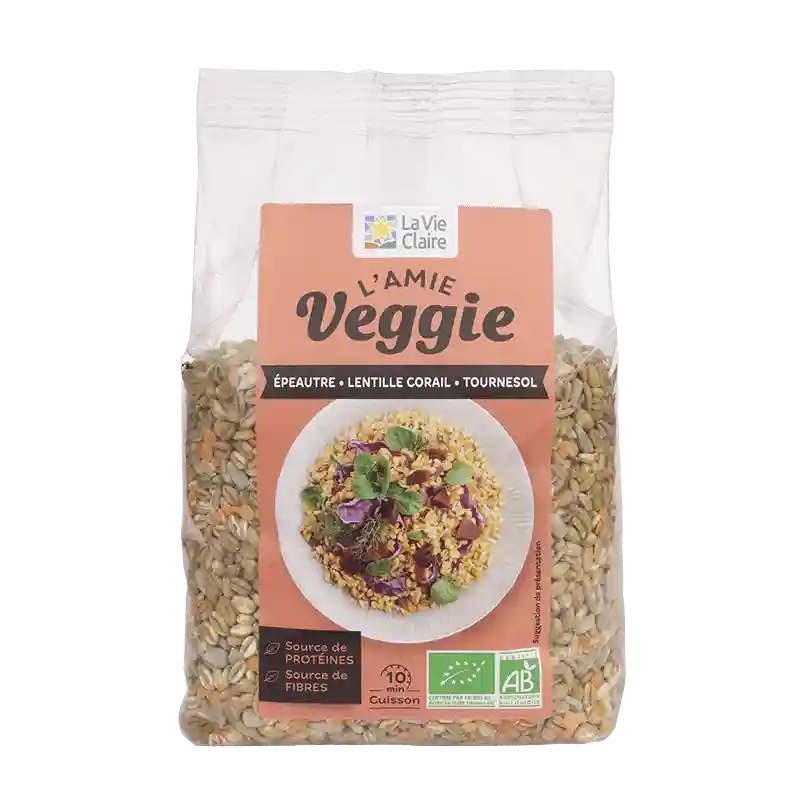 Spelt/Coral lentils/Sunflower seeds 500g - La Vie Claire