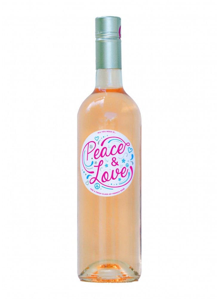 Peace & love rose igp mediteranee 75 cl