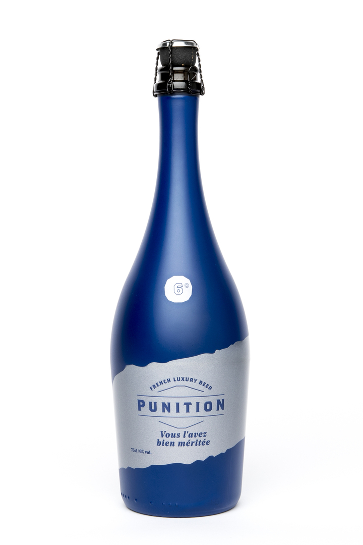 Punition 6%, biere de luxe francaise maison db, 75cl 