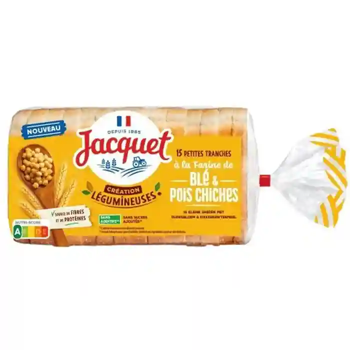 Pain De Mie Pois Chiche Ss Glut