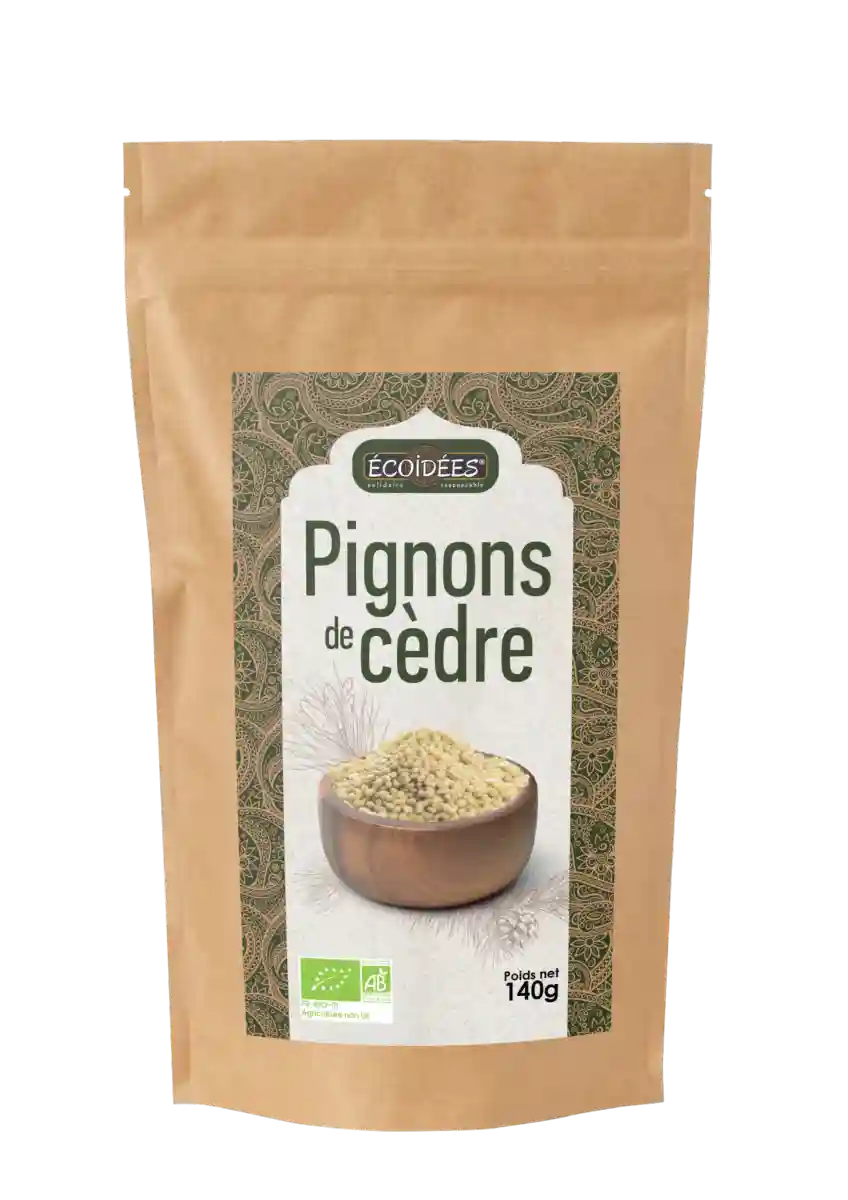 Pignons de cèdre 140g - Ecoidées