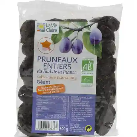 Pruneaux entiers géants 33/44 500g - La Vie Claire