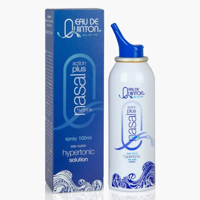 Quinton spray nasale hypertonic action plus 100ml - hygiène nasale