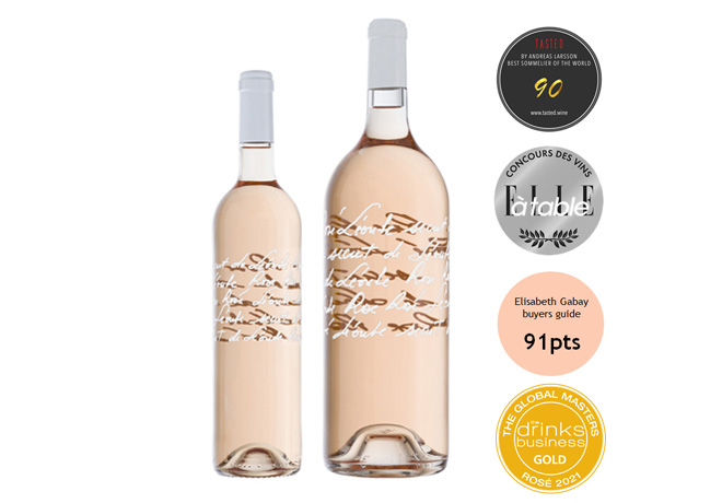 Secret de leoube rose 2021, aoc cotes de provence bio, 1,5l magnum  