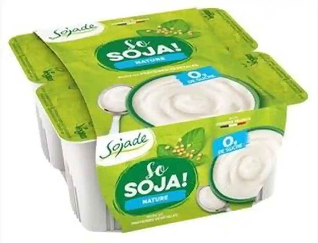 Plain Sojade 4 X 100 G