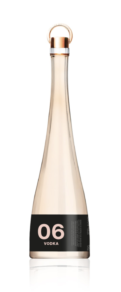 Vodka 06 rose, comte de grasse, 75cl