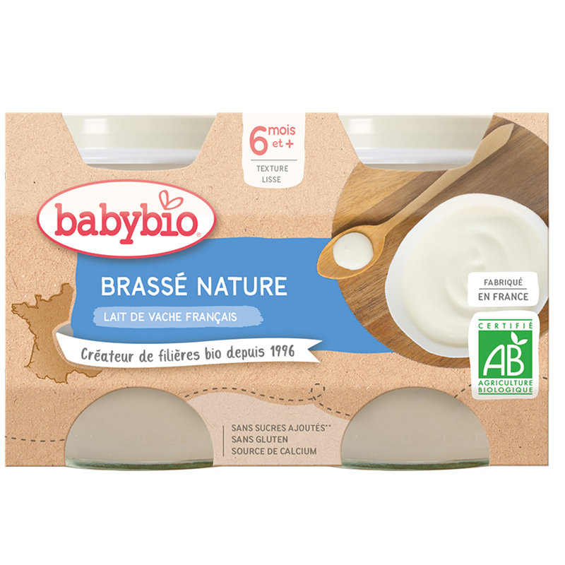 BABYBIO Pot Nature 2X 130G - From 6 Month 
