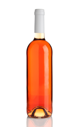 Rose wine bottle 