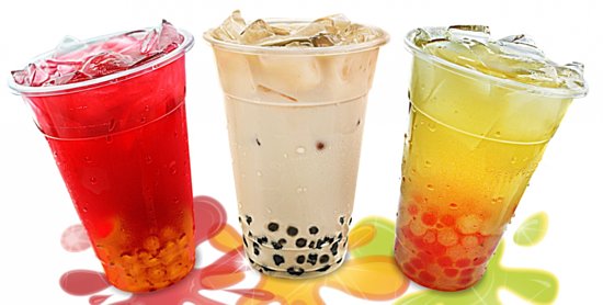 Bubble Tea Lychee, Apple and Strawberry Pearls