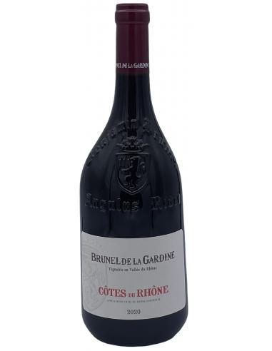 Cotes du rhone aop rouge 2021, brunel de la gardine, 75cl 