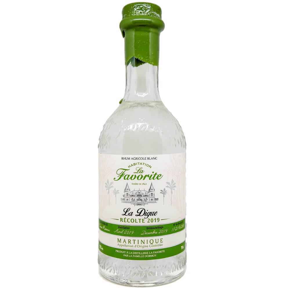 La favorite, rhum agricole martinique, blanc, aoc la digue 52% - 2021 - 70cl