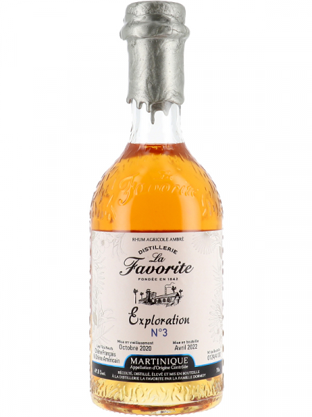 La favorite, rhum agricole martinique, ambre, cuvee exploration n°3 47,8% - 70cl