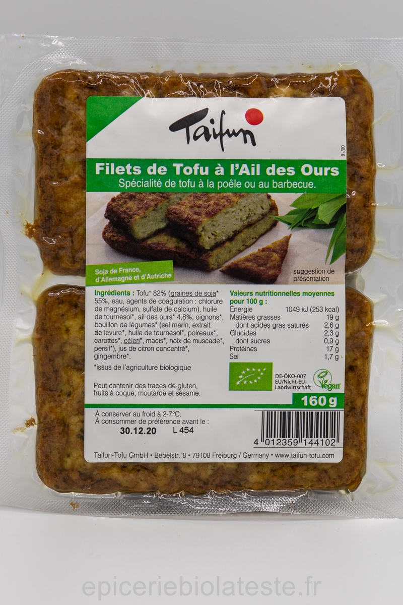 Tofu Fillets with Bear's Garlic