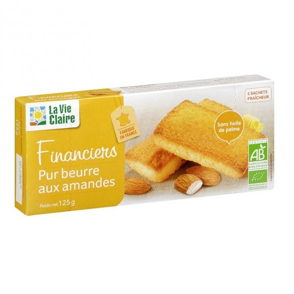 FINANCIERS AUX AMANDES BIO