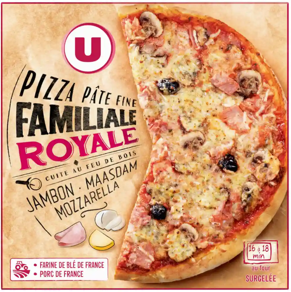 Family-size royal pizza U