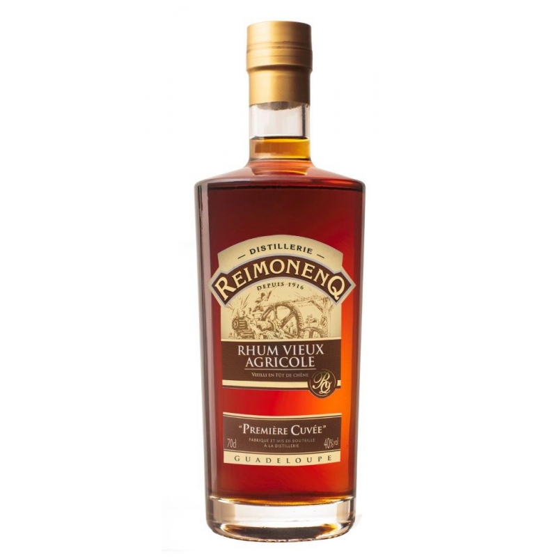 REIMONENQ RHUM VIEUX PREMIERE CUVEE 4 ANS 40Â° 70CL