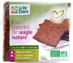 Whole wheat rye bread 500g - La Vie Claire 