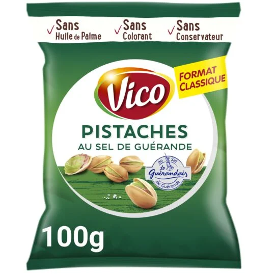 Pistachios with Guérande Salt 