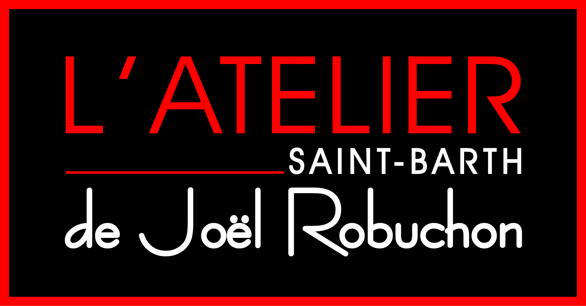 restaurant To go L'Atelier de Joël Robuchon St Barthélemy